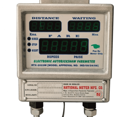 taxi meter , metal taxi meter , digital-auto-rickshaw-fare-meter , Auto Rickshaw Meters RTX-2023M Taxi Meter (Metal Enclosure)